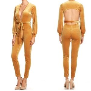 NWT Open Back Jumpsuit